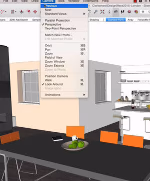 Курс SketchUp + LayOut для дизайнера інтер'єру: Від 3D-моделі до креслень