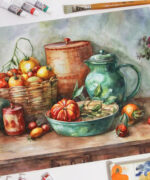 Курс Натюрморт акварелью