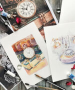 Курс Сложные фактуры акварелью